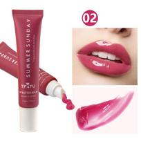 Peptide Lip Color Butter Balm Plumping Hydrating Liquid Lip Gloss 15g-02