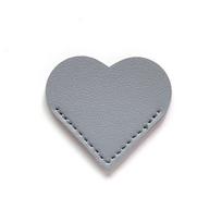 Love Heart Style PU odinis knygų puslapių laikiklis – išskirtinė verslo studentų bibliotekos nešiojama dovana. Širdies formos animacinių filmų kūrybinė žymė.