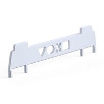 1/2 vnt. Horizontalaus konsolės stovo Sony Playstation 5 Slim, fiksuotas atraminis laikiklis, stalinio pagrindo atrama PS5 white