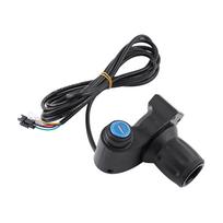 12V 99V Electric Bike Scooter Half Wrist Throttle Grip Handle LED Display Key Knock gray