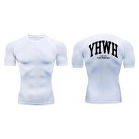 Compression Shirts for Men Short Sleeve Gym Workout Fitness Undershirts Quick Dry Athletic T-Shirt Top 10095 M