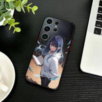 Anime Oshi-no Ko Phone Case For Samsung S26,S25,S24,S23,S22,S30,S21,Ultra,Plus,FE 5G Black Soft Cover Samsung S23plus5G gray