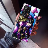 JoJo's Bizarre Adventure Cool Phone Case For Samsung Galaxy S26 S25 Edge S24 S23 Ultra S22 Plus S21 S20 FE Soft TPU Back Cover F Samsung S26 Ultra gray