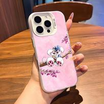 D-Diddl telefono dėklas IPhone 17 Air 16 15 14 Plus 13 12 11 Pro 7 8 XS Max XR Sidabrinis Baltas Bamperinis Dėklas iPhone17 Pro