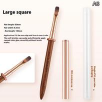 1PC  Nail Brushes Sandalwood Nail Art Brushes Pen Rack Design Painting Nail Design Pen Detail Brush Drawing Tool Manicure Pen brown