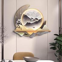 Nordic Luxury Wall Clocks Living Room Elegant Electronic Silent Wall Clocks Italian Design Restaurant Mute Wall Clock Home Decor (as the picture,62X35CM)