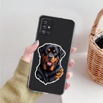 Phone Case For Samsung A15 A13 A35 A55 A51 A71 A41 A31 A21S A03S A05 A17 A23 A25 A33 A53 A73 5G A07 4G Cover Rottweiler Dog For Samsung A07 4G gray