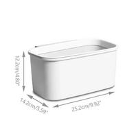 Home Large Capacity Bedside Hanging Basket Shelf Crib Storage Baby Diaper Bag Fence Table Box Baby Bedside Hanging Basket Hot smėlis
