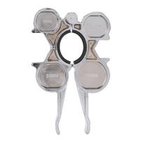 Faucet Aerator Removal Tool 12 in 1 Universal Aerator Wrench Key for Kitchen Bathroom Sink Faucets gray