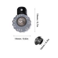 1-5mm Adjustable Direct Drive Alloy Rotary Tattoo Machine Wheel Motor Eccentric WheelSilver gray