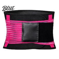 Postpartum Belly Wrap Waist Trainer Belt for Women Men Adjustable Breathable Trimmer Fitness Cincher Shaper with Double-layer Support Abdominal XXL raudona