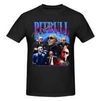 Mr Worldwide Pitbull Fans Support T Shirts Graphic Y2k Unique Customized Unisex Wounisex Tshirt Clothing S black