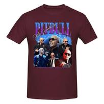 Mr Worldwide Pitbull Fans Support T Shirts Graphic Y2k Unique Customized Unisex Wounisex Tshirt Clothing M black