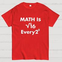 Math Is For Every One Cotton Summer Casual Cool Loose T-Shirt 3XL