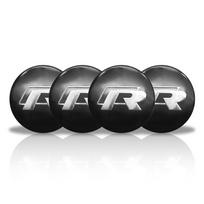 4 vnt. 60 mm automobilio ratlankio centrinis dangtelis ratlankio apdaila VW Volkswagen Passat Tiguan Golf Sharan emblemė ad7 Lipdukai Priedai black