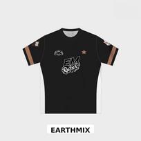 2026 GMMTV Fan Fest Heart Race Jersey Shirt EarthMix GeminiFourth PondPhuwin FirstKhaotung BounPrem Thai Drama Unisex Tees L gray