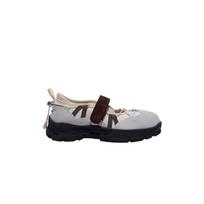 High Quality Fashion Women's Flat Shoes Round Toe shallow Shoes Casual Breathable Slip-on Flat Outdoor Ladies Mary Jane Shoes 35 gray