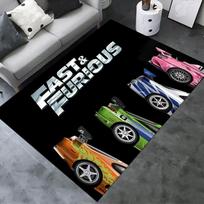 Car Racing Fast Furious Carpet Rug for Living Room Bedroom Home Sofa Decoration,Kids play Non-slip Floor Mat 70x100cm( 27x39in ) gray