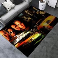 Car Racing Fast Furious Carpet Rug for Living Room Bedroom Home Sofa Decoration,Kids play Non-slip Floor Mat 80x120cm( 31x47in)