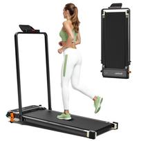 Akluer 520A-B 2-in-1 Treadmill And Foot Massager 150 kg Max Load, Top Speed 10 km/h, Shock absorption, LED Displays, Remote control, Black
