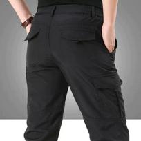 Vyriškos žiemos vilnos taktinės kelnės Šiltos cargo kelnės Medžioklės SoftShell Darbinės kelnės Ryklio oda Storos šiltos vandeniui atsparios kelnės M-4XL S juoda
