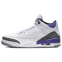 Air Jordan 3 Retro 'Dark Iris' (Unisex) White / Black / Dark Iris / Cement Grey Vintage Basketball Shoes CT8532 105 47.5 white
