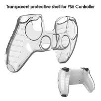 Crystal Clear Pc Hard Shell Ps5 Controller Case Dustproof Anti Slip Protective Cover one size