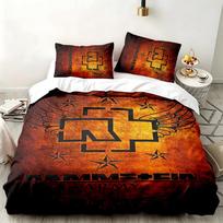Rammstein 3pc set Perfect for bedroom use Comfortable bedding set includes a duvet cover and two pillowcases Ideal birthday or Christmas gift 140cmx200cm