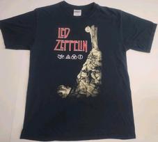 Led Zeppelin Stairway to Heaven Hermit Mens Medium Black T Shirt 02 Unisex T-Shirt L gray
