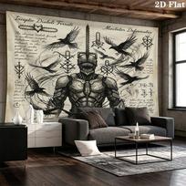 Chainsaw Man Wall Tapestry Aesthetic Wall Hanging Printed Fabric Blanket Decorative Tapestries For Bedroom Living Room Home Decor 100cm x 150cm