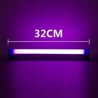Spalvota vamzdinė lemputė RGB šviesa 17cm/32cm USB šviesa Naktinė lemputė Violetinė Mėlyna šviesos lazdelė Kambario lempa Rankinė Kabinama užpildymo šviesa Nuotrauka 32cm violetinė