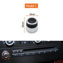 Car CD Player Radio Audio Volume Rotary Switch Button Knob For BMW 5 7 Series E60 E61 E65 E66 2003 2004 2005 2006 2007 2008 black