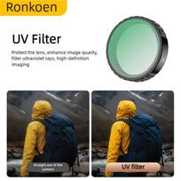 Ronkoen ND CPL filtras DJI OSMO Action4/5Pro Action kamerai Priedai CPL ND8 ND16 ND32 Objektyvų rinkinys Aliuminio lydinio rėmelis