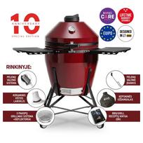 Anglinis grilis Kamado Bono Evo Grande raudonas