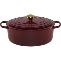 Ovalus troškintuvas Le Creuset Signature 31 cm, garnet