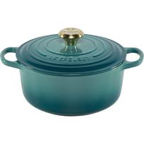 Apvalus puodas Le Creuset Signature 24 cm, Bleu Riviera