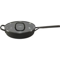 ZWILLING Milano troškinimo keptuvė su stikliniu dangčiu 28 cm, juoda