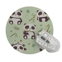 20x20cm Cute Cartoon Mouse Pad Soft Computer Mousepad Lovely Animal Desk Mice Pad Mat for Kids Children gray