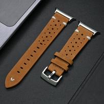 Leather Band For Samsung Galaxy Watch Ultra 47mm Men No Gaps Strap For SAMSUNG GALAXY WATCH ULTRA 47MM Quick Fit Bracelet Correa Galaxy Ultra 47mm brown