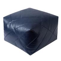 PU odos Maroko pagalvės užvalkalas Tatami neįdarytas grindų pagalvės Meditacijos pufas Namų dekoras Tingus futonas Vaškuota oda Osmanų sėdynė M 44x44x28cm gray