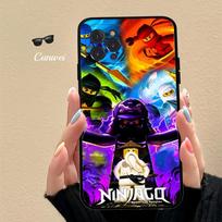 Anime N-NinjagoS telefono dėklas IPhone 16 15 14 11 12 13 Mini Pro XS Max dangtelis 6 7 8 Plus X Funda korpusas iPhone X blue