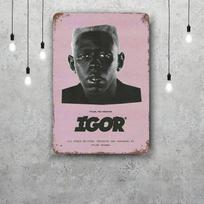 Tyler The Creator Vintažiniai Metaliniai Skardos Ženklai Plakatai Dekoras Retro Metalinė Plokštelė Sienos Meno Dekoras Garažui Barui 20x30cm（7.8x11.8inch）