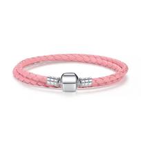 Bransoletka Typu Pandora Modułowa Podwójna S925 21Cm white