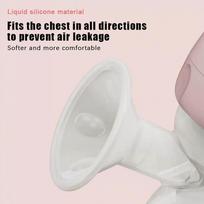Portable Electric Breast Pump Usb Rechargeable Breast Milk Extractor Automatic Breastfeeding Pump Comfortable & Portable Milker gray
