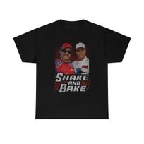 Shake Bake Geriausi Draugai Lenktynės Juokingi Marškinėliai L gray