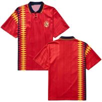 Ispanijos marškinėliai 2026 Y2K polo marškinėliai futbolas Laisvalaikio Madingi trumpomis rankovėmis sportiniai drabužiai Unisex oversized Laisvalaikio Tinka lauko drabužiams S red