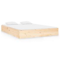 Solid Wood Bed 120 x 190 cm