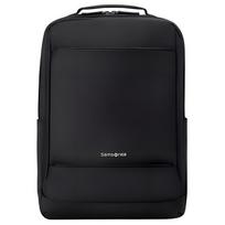 Samsonite Zipper Closure Built-In Pocket Fabric Backpack Large Men backpack Black TX6-09003 Basic Set (Bag+Tag) black