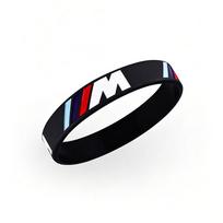 For BMW M3 M4 M5 G M Bracelet Commemorative Bracelet Sports Trendy Brand Male and Female Couple Silicone Bracelet Auto Keychain black