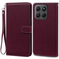 G37 G47 dėklas Motorola G37 dėklui Piniginė Odinis atverčiamas dėklas Motorola Moto G47 G37 dėklui Minkštas knygos tipo dėklas Coque Fundas Moto G37 (Moto G47)